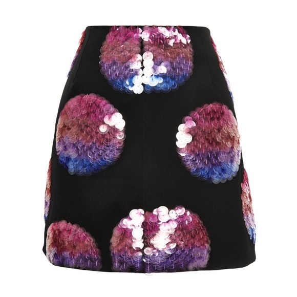Opening Ceremony Dresses & Skirts - Opening Ceremony Sequined Purple Mini Skirt